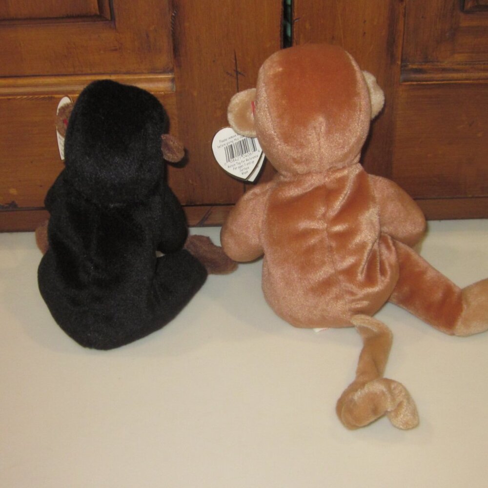 Vintage Beanie Babies Monkey Congo Bongo Bundle - Picture 2 of 5